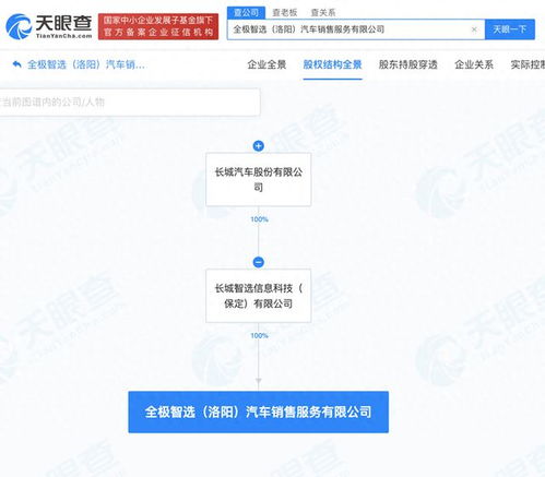 長城汽車在洛陽成立銷售新公司，拓展信息咨詢服務(wù)